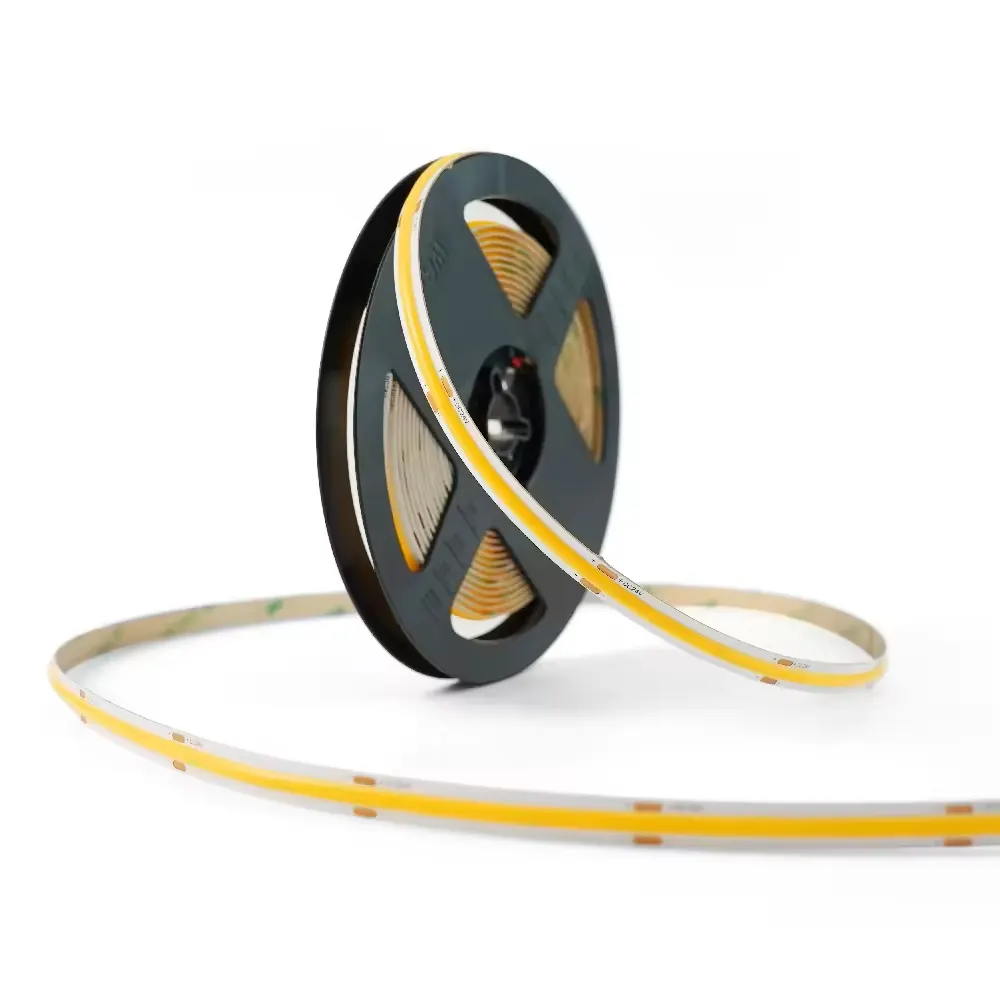 High lumen 24V COB LED light strip 2700-6000K. Dotless, efficient, and perfect for any space.