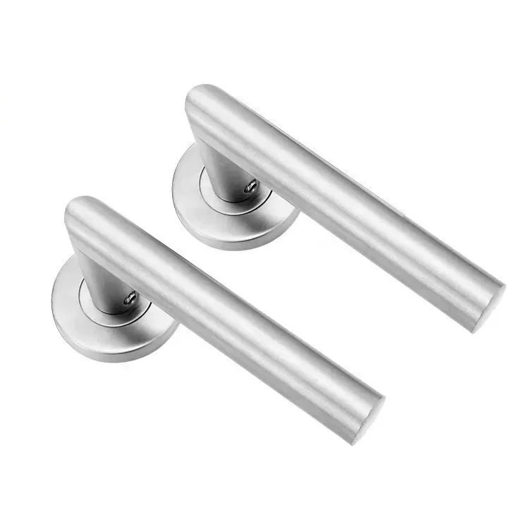 Tube Designed Stainless Steel Door Handle For Bedroom