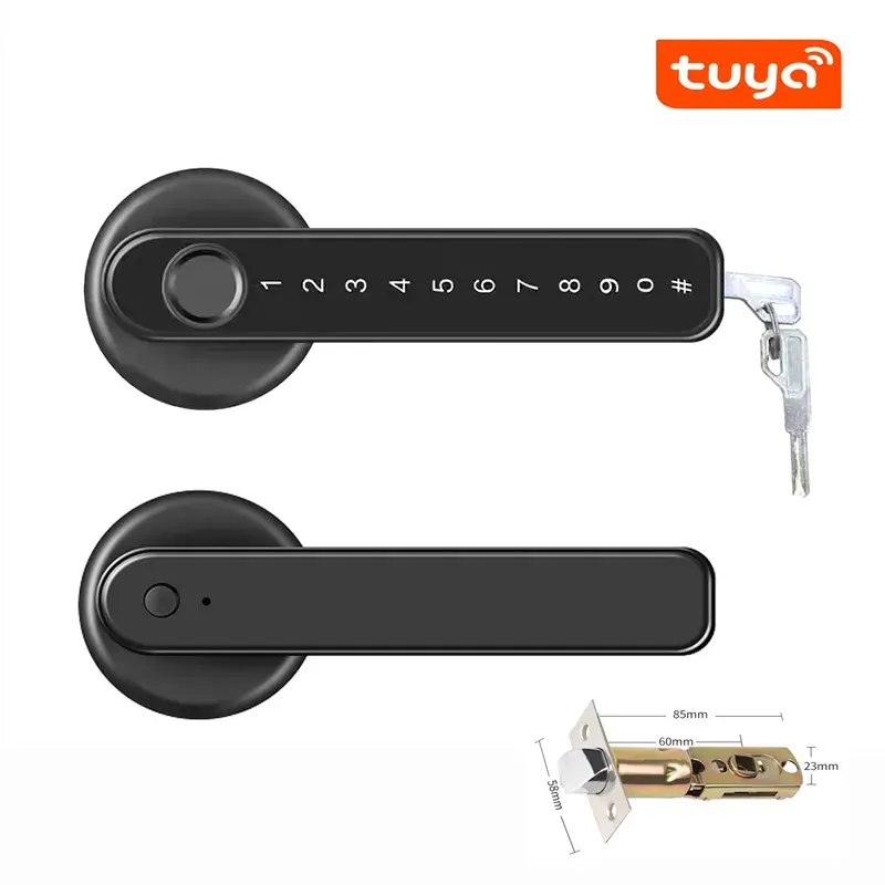 door lever lock