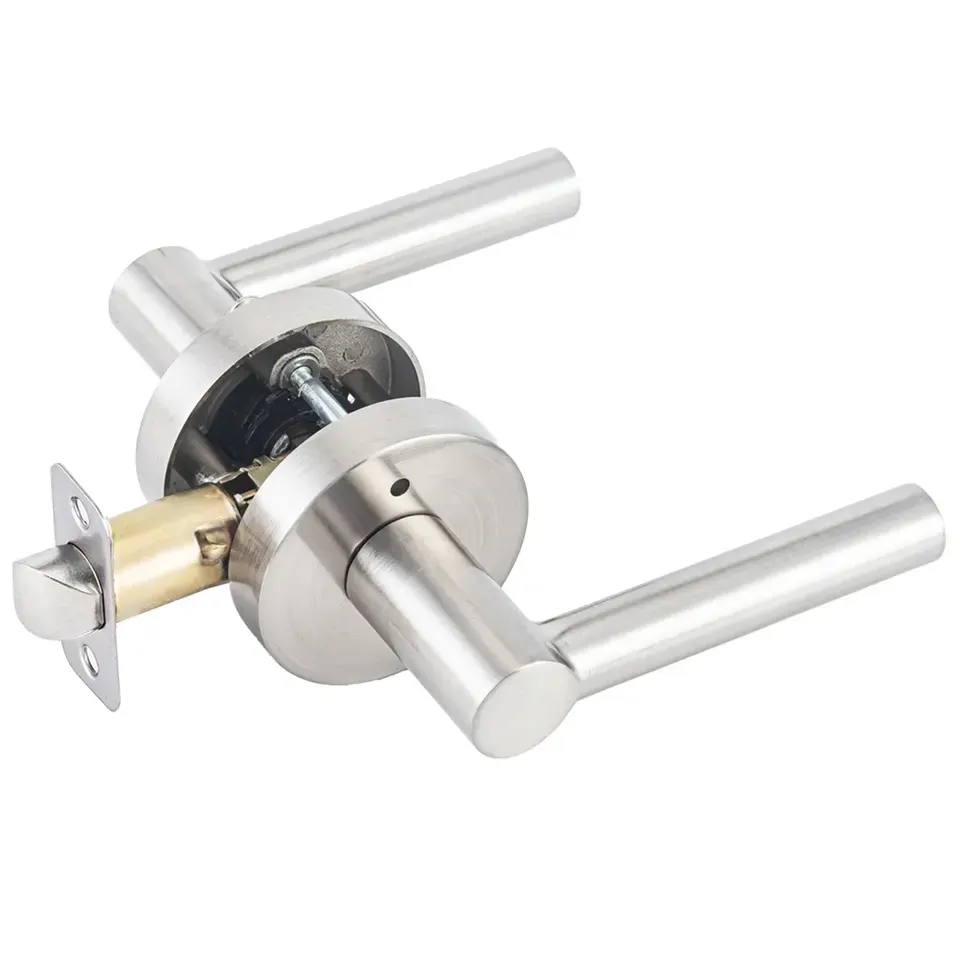 Stainless Steel Tubular Lever: Premium Quality Bedroom Door Handle