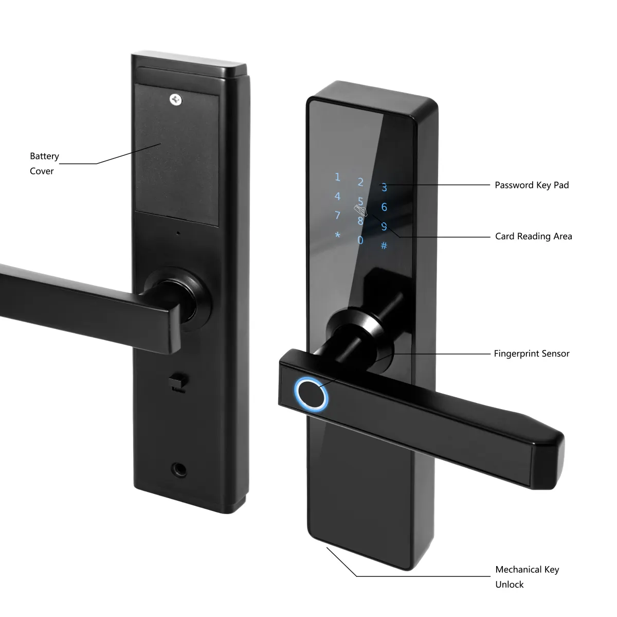 lever lock door handle mortice deadlock