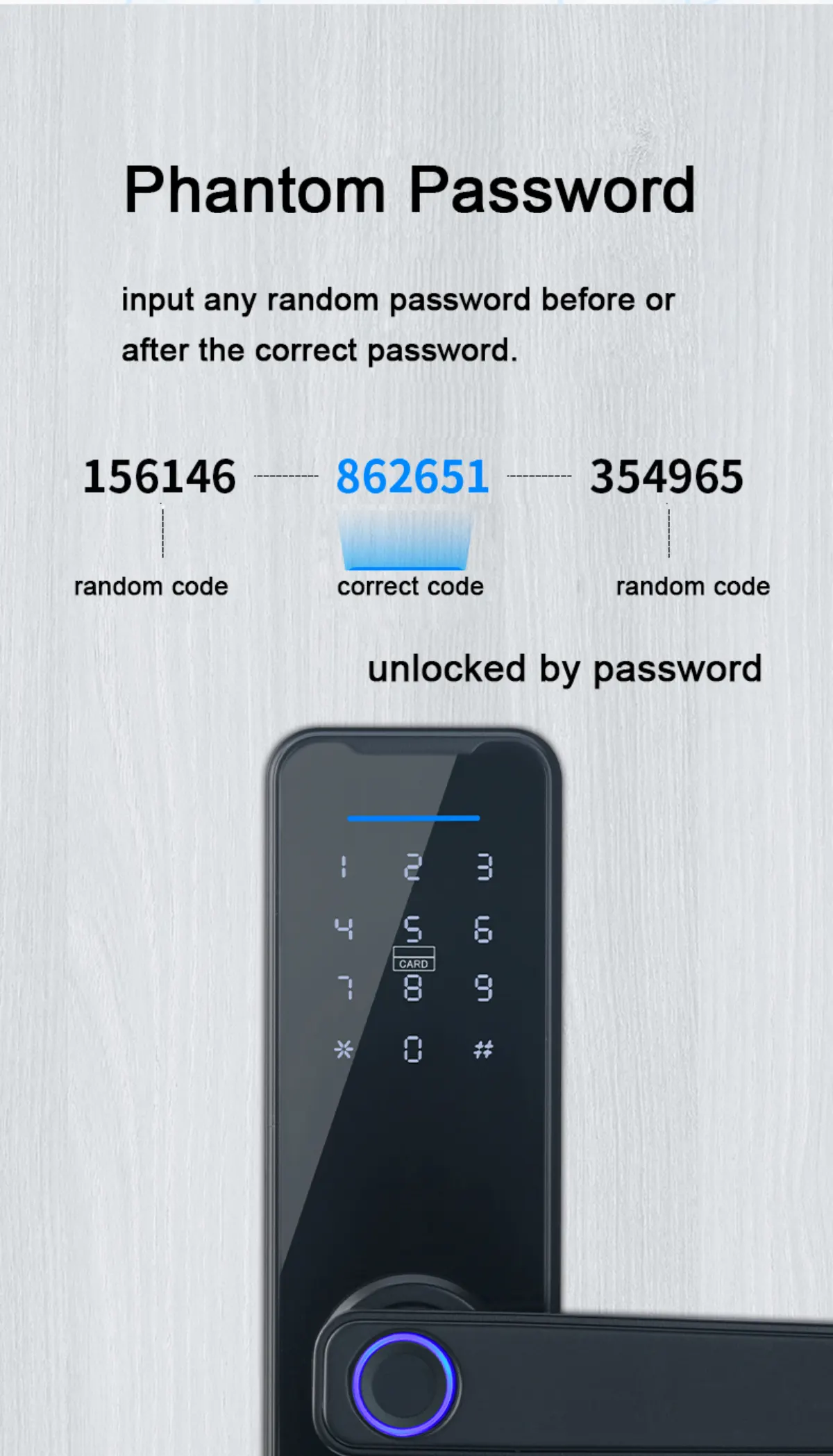 Aulu biometric locks hotel door lock