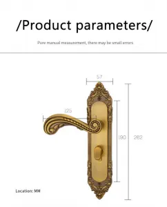 mortise handle smart door handle